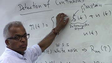 Pillai: Detection of a Continuous-Time Signal in Noise