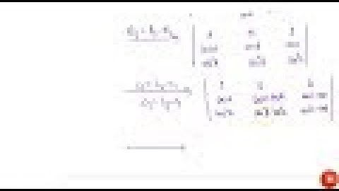 CBSE Class 12 Boards Maths Using properties of determinants, show that ` A B C` is isosceles if:...