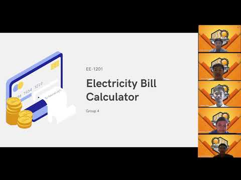 ELECTRICITY BILL CALCULATOR - GROUP 4 PYTHON PROGRAM