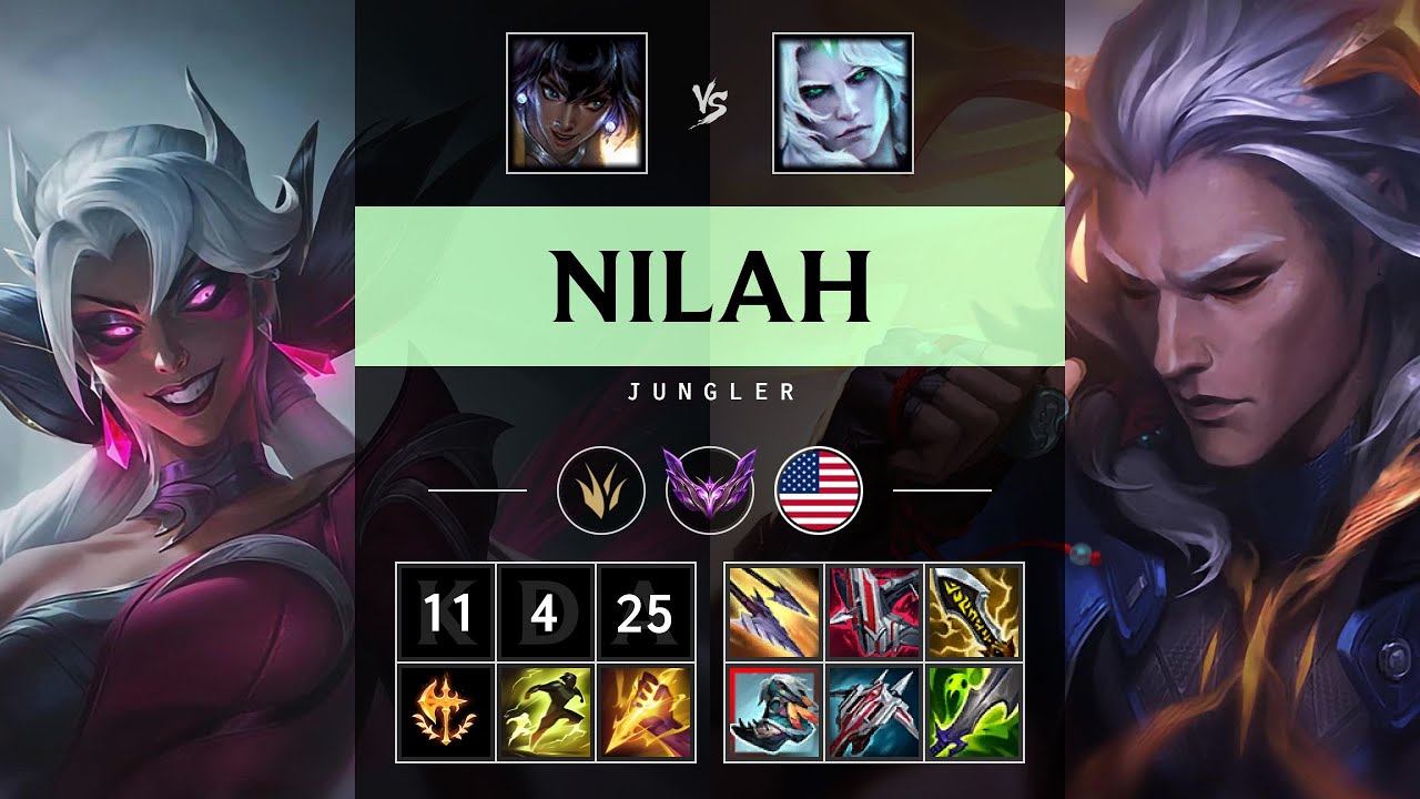 Nilah Jungle vs Viego - NA Master Patch 25.19