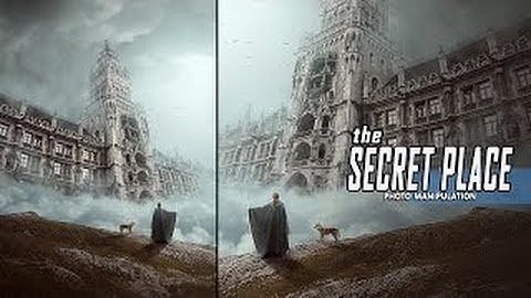 The Big Moon - Photoshop Manipulation Tutorial Fantasy Scene Effects