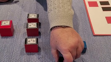 The Binomial Cube, Montessori, the second lesson