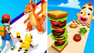 Monster Squad Rush vs Sandwich Runner – Ultimate Gameplay Battle! 🤯 screenshot 5