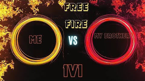 Me vs My Brother in Free Fire Custom 1V1