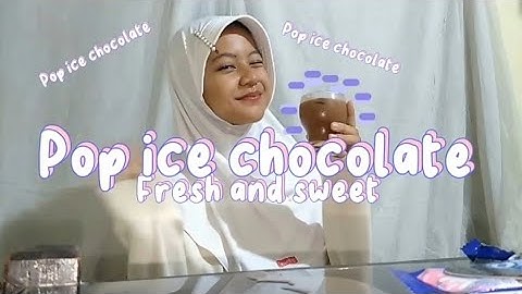 Procedure text|| how to make pop ice chocolate🍫