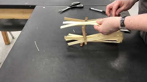 Basket Weaving No 4 twining up