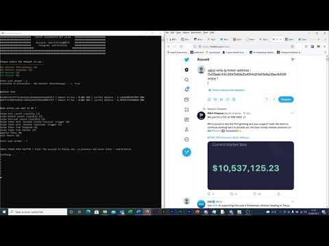 Chainsniper - Twitter sniper detect token address in new tweet and buy on Pancakeswap