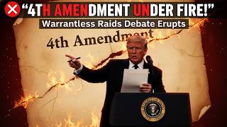 Trump Faces Backlash Over “Warrantless Search” Directive — 4th Amendment Debate Erupts!