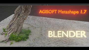 Agisoft Metashape 1.7 + Blender in 7 minutes Tutorial / Photoscan
