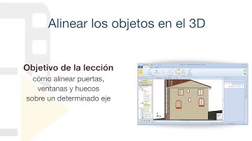 Tutorial de Edificius - Alinear los objetos sobre un eje especifico - ACCA software