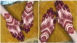 semi bridal Mehndi Back hand mehdni designs Karwachauth/navratri special mehndi designs 2020
