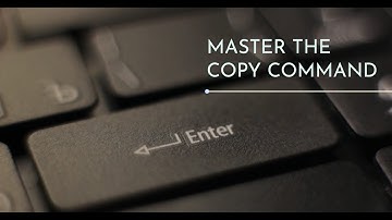 Copy Files from one Location to Another | Copy Command | Batch Man