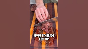How to Slice Tri Tip 🔥#foodshorts #bbq #tritip