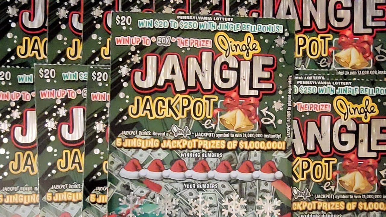 Jingle jangle jackpot 280 of pa lottery 20 scratch off tickets 