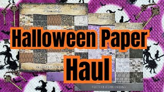 Halloween Paper Haul 