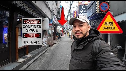 Visité el Barrio mas PELIGROSO de SEUL | Qué tan seguro es viajar a Corea en 2024
