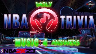 Free VC! Music Triva 4 Daily Quest in NBA 2K23!