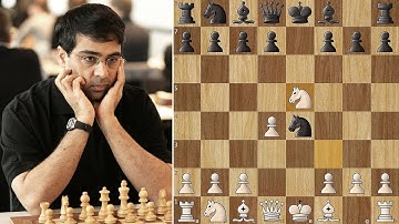 Anand spends 1:43 mins on 4th Move in Blitz and Wins!