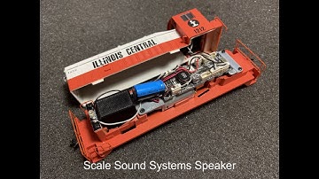 BLI SW7/NW2 DCC-Sound Speaker Upgrade Comparison by Scale Sound Systems