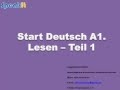 Start Deutsch A1 Lesen Teil 1 RUS