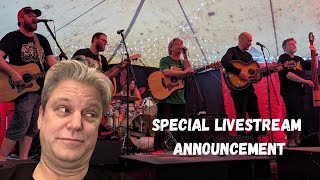 Announcement of a special livestream