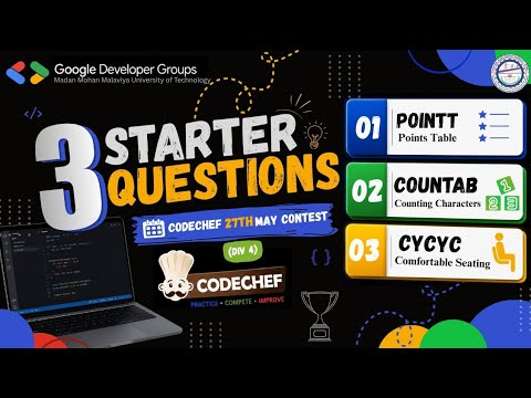 Codechef 27 May Contest:240 Questions Answers.