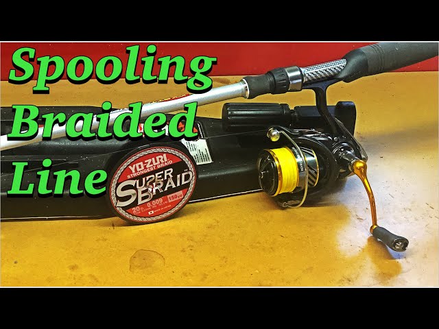 How To Spool Braid On A Spinning Reel, Braided Line