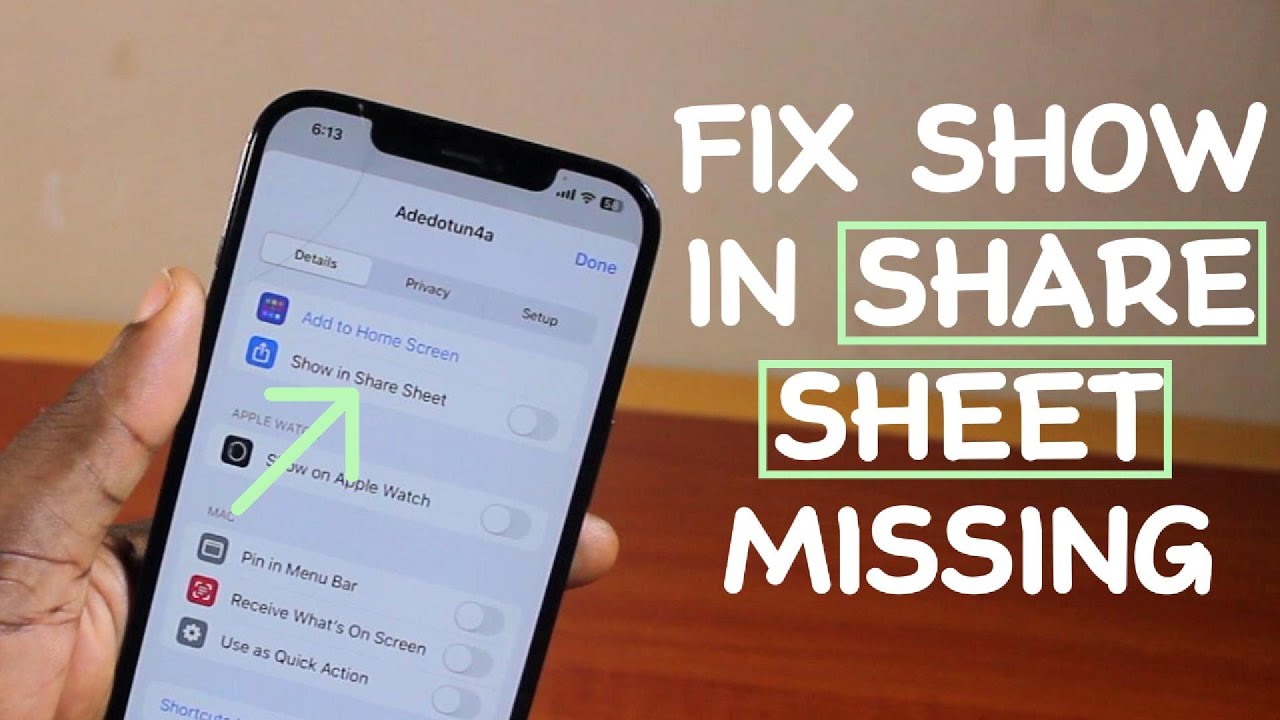 How to Fix Show in Share Sheet Missing on iPhone After iOS 18 Update
