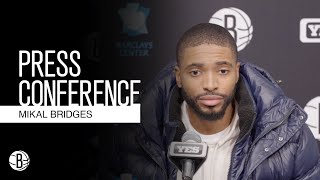 Mikal Bridges | Post-Game Press Conference | Brooklyn Nets vs. Charlotte Hornets