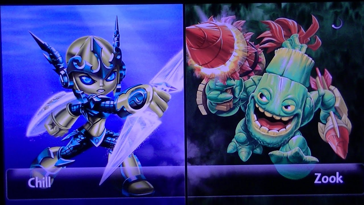SKYLANDERS GIANTS LEGENDARY CHILL VS ZOOK