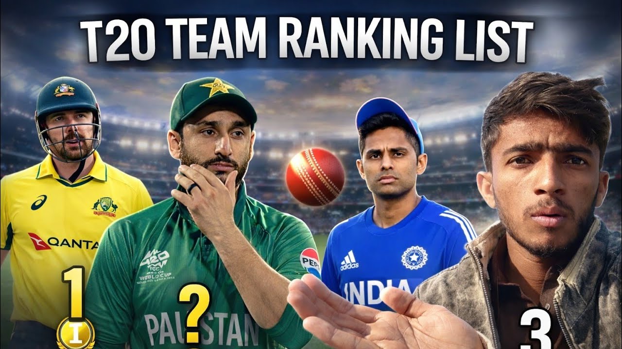 ICC T20 Team Ranking list Updates | Pakistan and AUS Position! All Teams Ranking list 