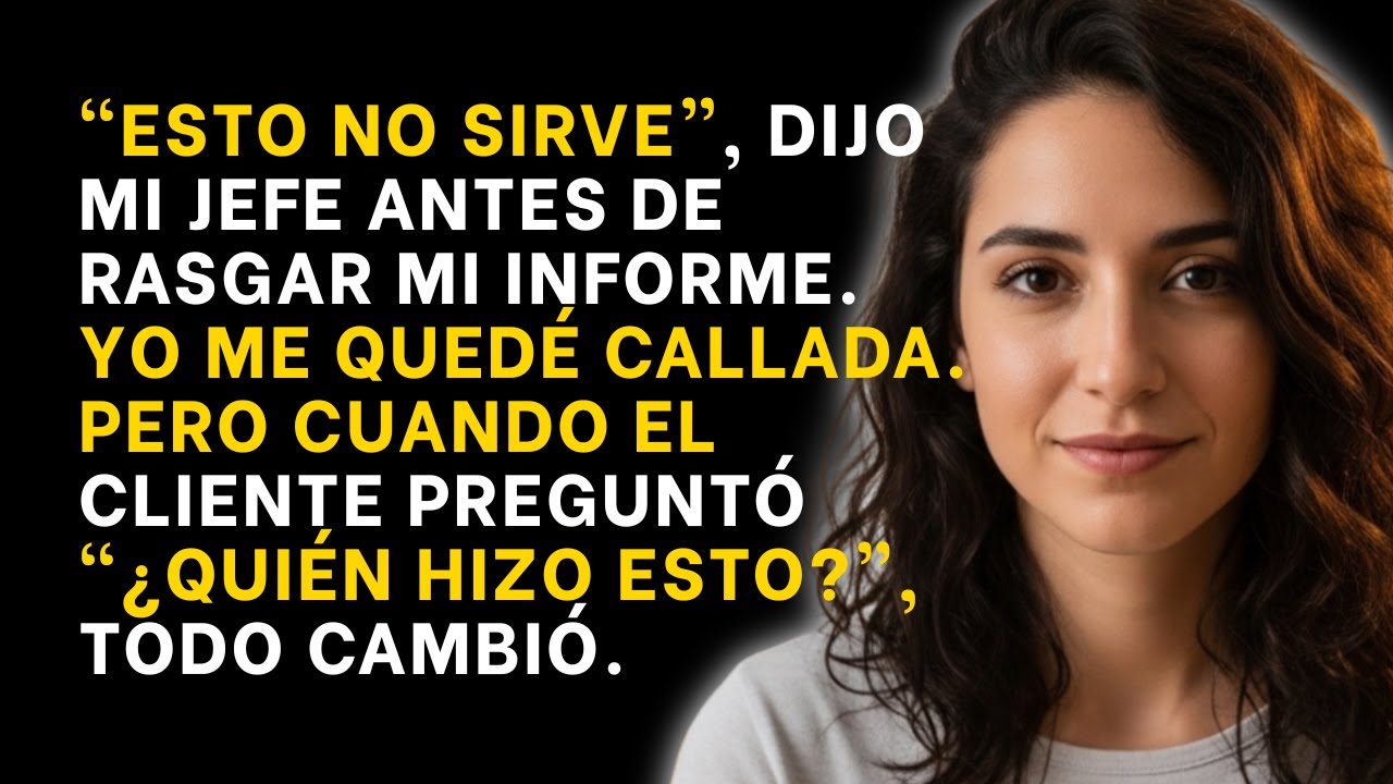 Mi Jefe Rompió Mi Proyecto Frente a Todos… El Cliente Vio La Patente, Preguntó: ‘¿Quién Hizo Esto?’
