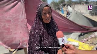 تلفزيون الفجر يوثق شهادات صعبة لناجين من قصف الاحتلال على خيام النازحين في منطقة مواصي خانيونس