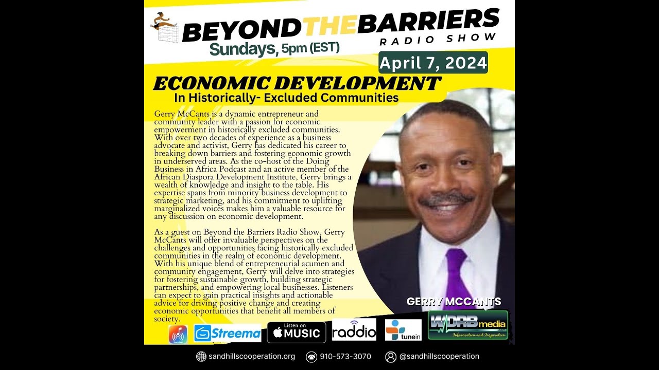 Beyond the Barriers with Guest Gerry McCants - YouTube