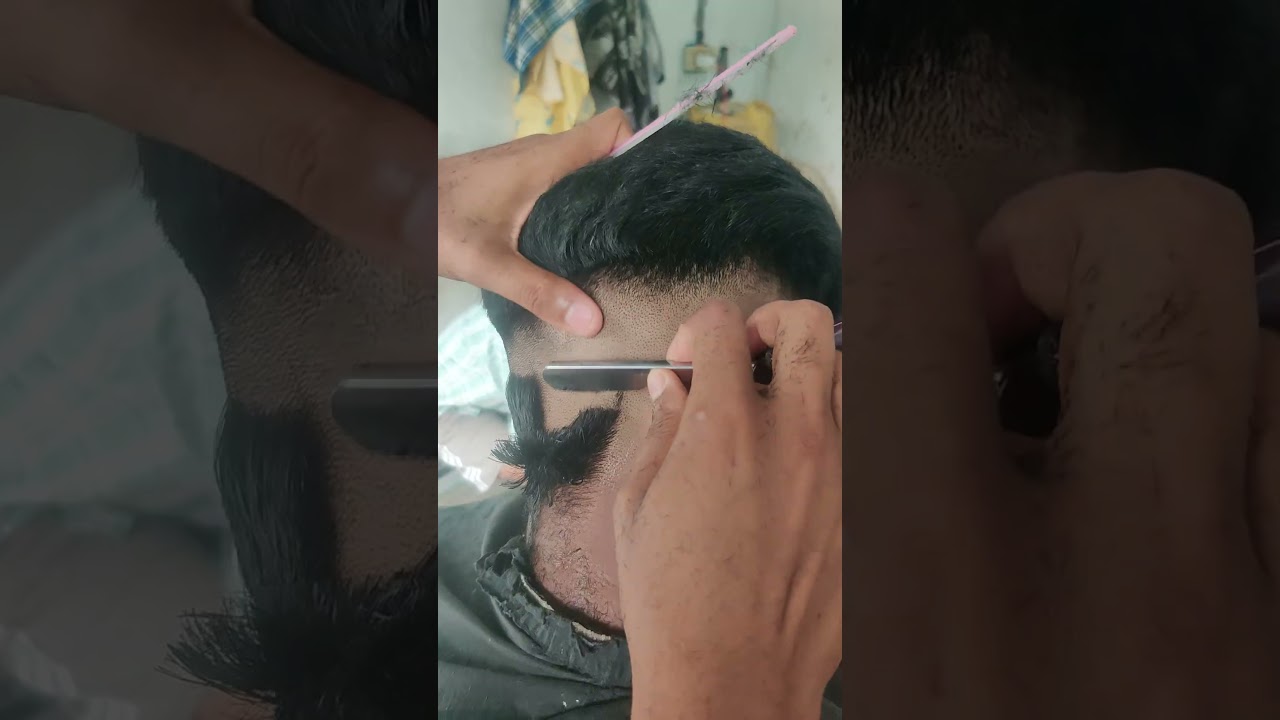 zero low fade haircut one side hairstyle