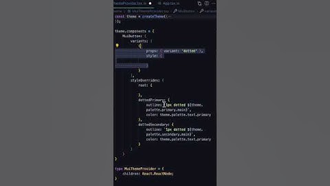 How to add custom variant for MUI Component?  #materialui #mui #javascript #react