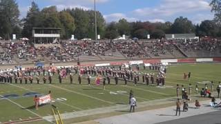 WSSU marching band homecoming halftime 2016