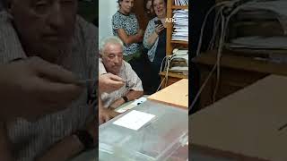 RÉCORD de VOTACIÓN en VILLARROYA: 26 SEGUNDOS