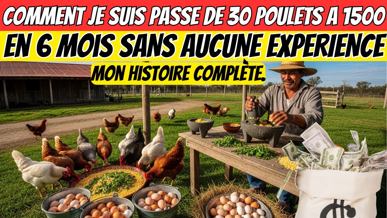 Le Poulailler Moderne Comment je suis passé de 30 poulets à 1500 en 6 mois SANS AUCUNE EXPÉRIENCE  M