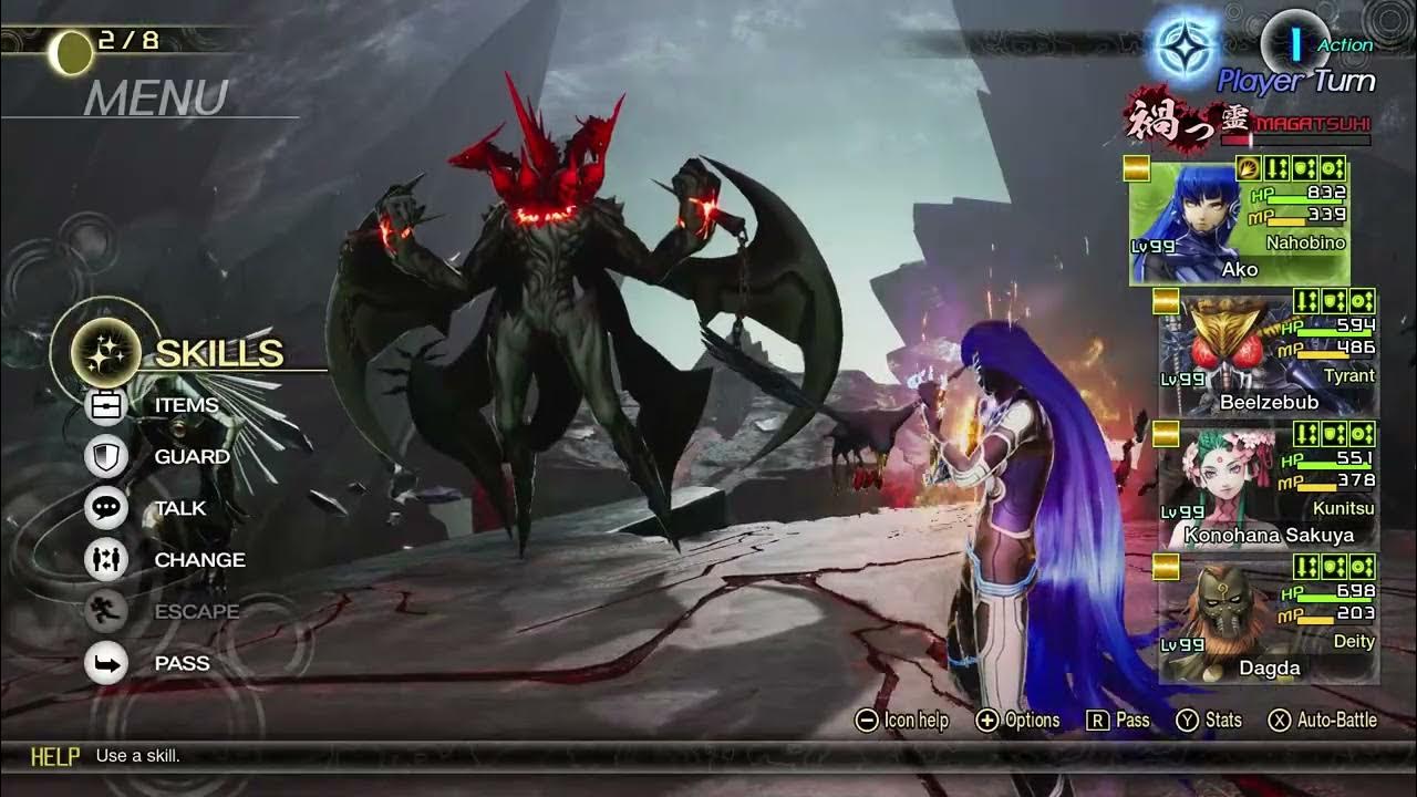 Satan Boss on First Playthrough (Canon of Vengeance) - Shin Megami Tensei  V: Vengeance - YouTube