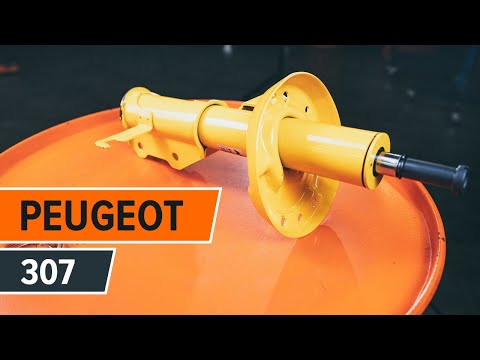 How to replace front shock absorbers and shock absorber mount on PEUGEOT 307 TUTORIAL | AUTODOC