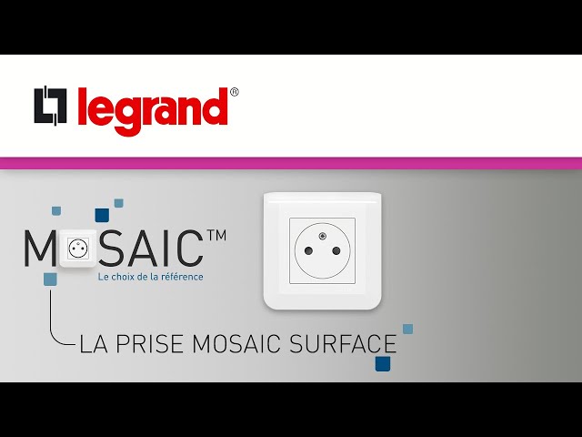 Prise électrique Legrand Mosaic surface