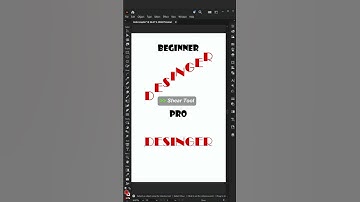 How to use Shear Tool - Adobe Illustrator #shorts #anikgraphic