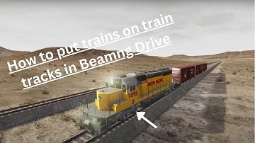 How to set up trains in Beamng Drive (full tutorial)
