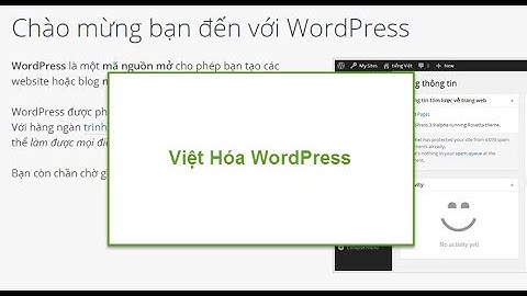 Video Hướng Dẫn Việt Hóa WordPress