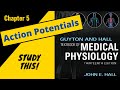 Guyton and hall medical physiology chapter 5 review action potentials  study this