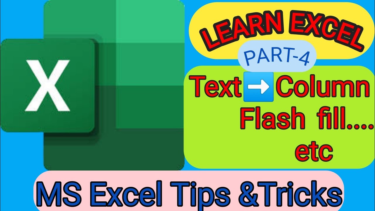 MS EXCEL Text To Column Flash Fill Remove Duplicate UPPER LOWER PROPER LEN TRIM LEFT RIGHT 