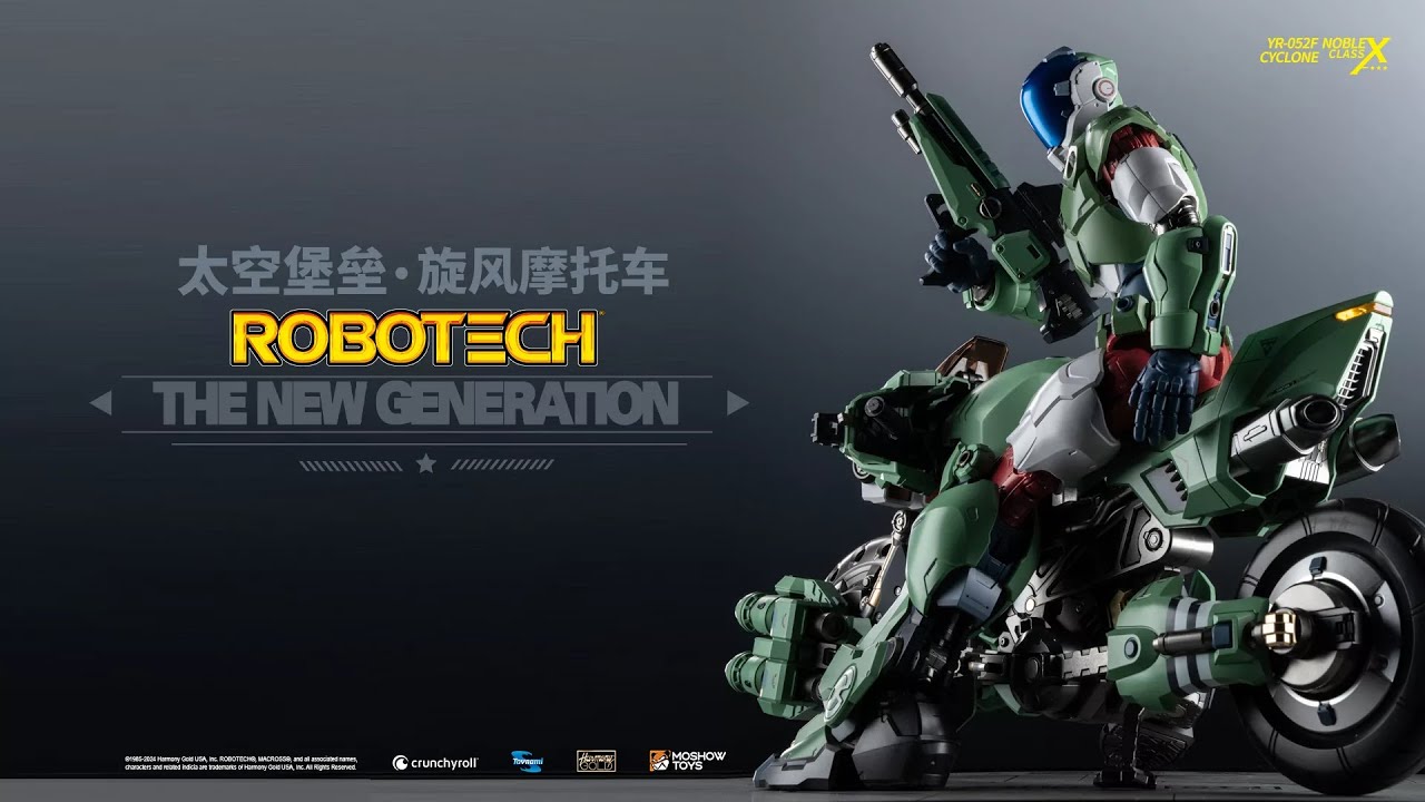 ROBOTECH - Mospeada Scott Bernard- New generation - MOSHOW TOYS/TOYNAMI 2024/25