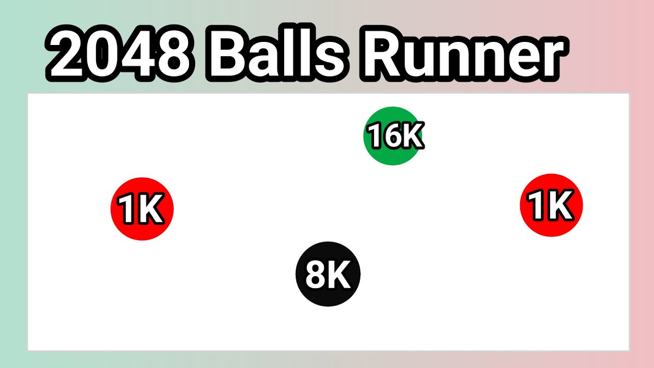 2048 Balls Runner | Ultimate Merging Challenge | Insane Score 32K