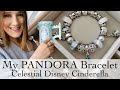 Celestial inspired cinderella disney pandora charm bracelet  collab with theartofpandora pandora